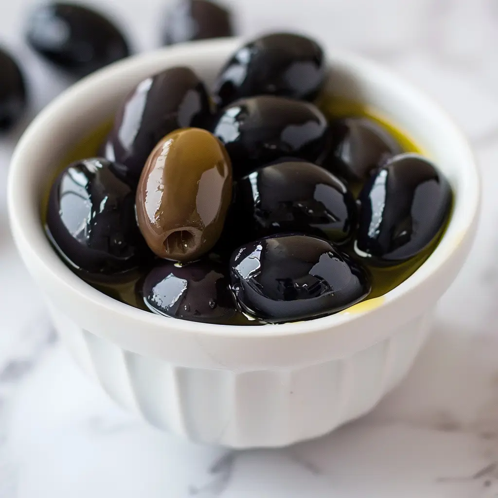 Kalamata olives for the feta Greek salad recipe