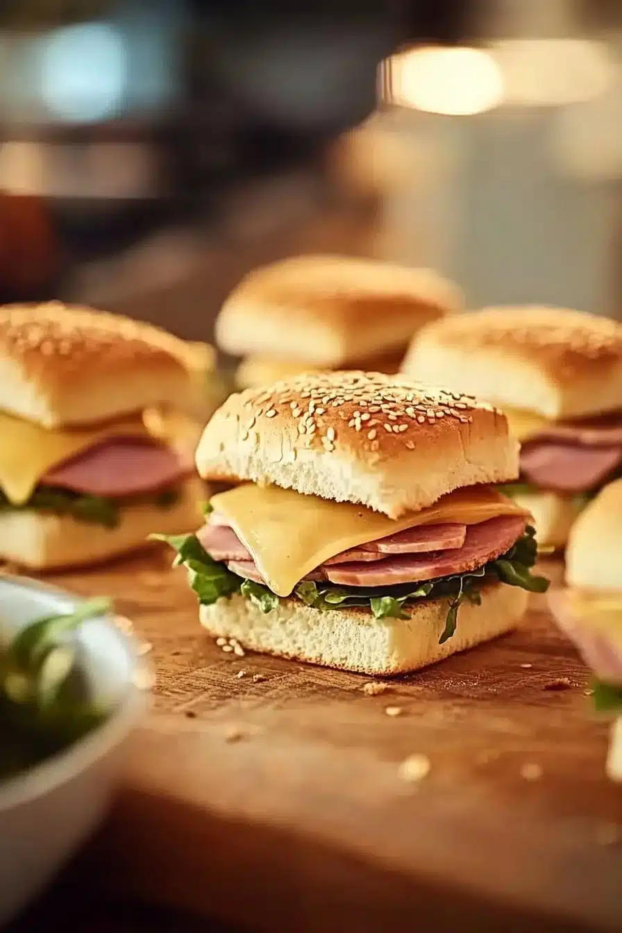 Ham and Havarti Cheese Sliders