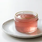 Finished bloomed gelatin mixture ready to use in recipes