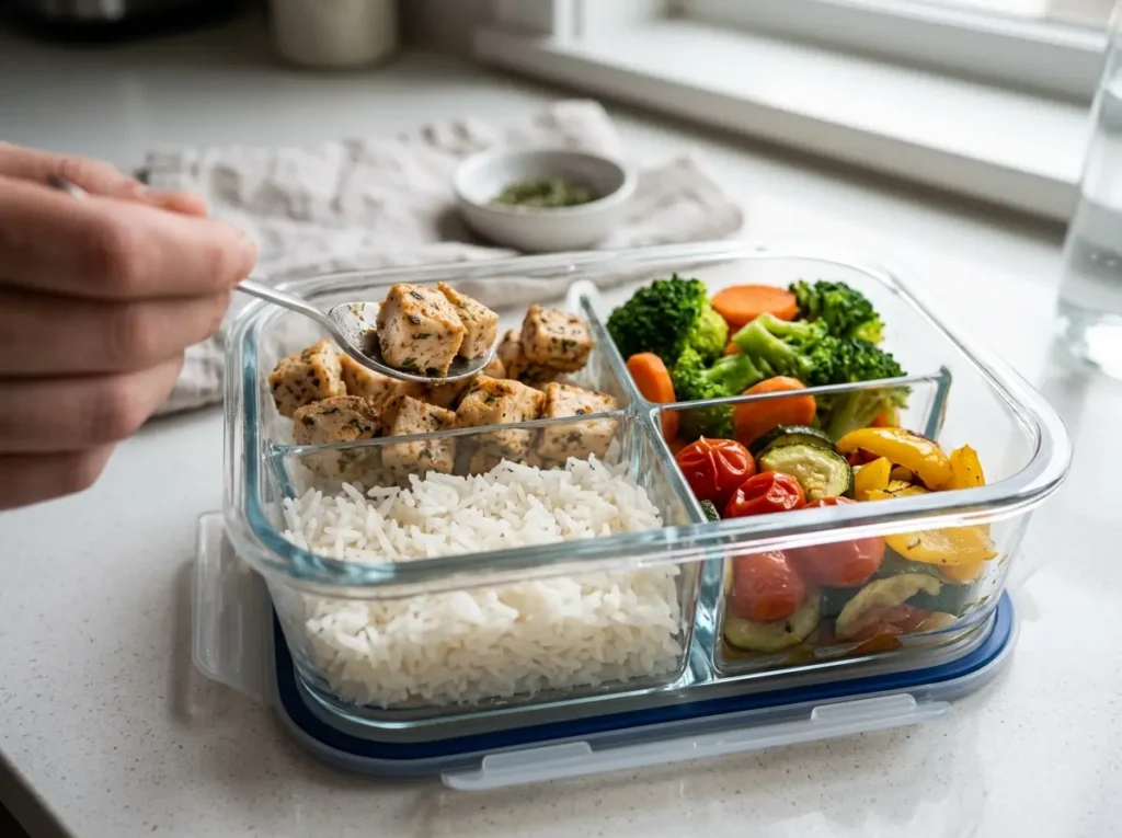 15-Minute High-Protein Meal Prep: 1 Easy Aesthetic Guide 15 Layering ingredients for 15-minute high-protein meal prep aesthetic