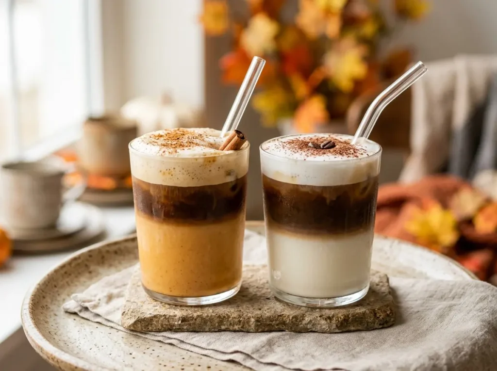 Pumpkin Patch Cloud Latte: 1 Easy Dunkin Copycat 18 Comparing homemade pumpkin patch cloud latte and coffee milk latte