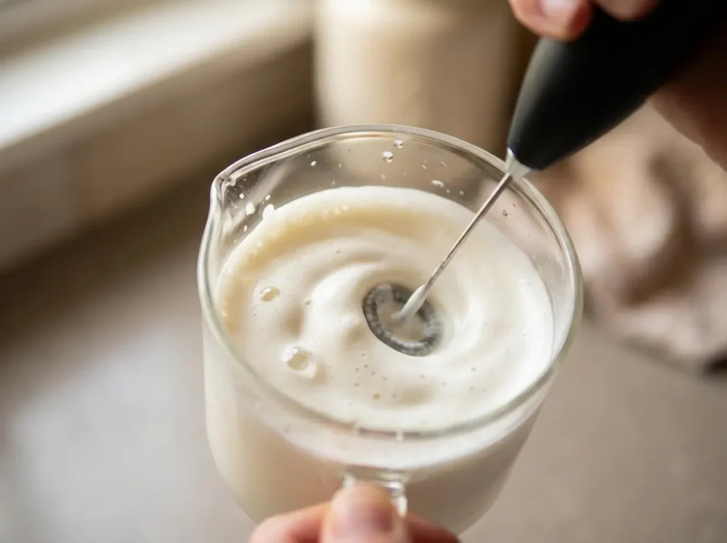 Pumpkin Patch Cloud Latte: 1 Easy Dunkin Copycat 16 Making sweet cold foam for pumpkin patch cloud latte